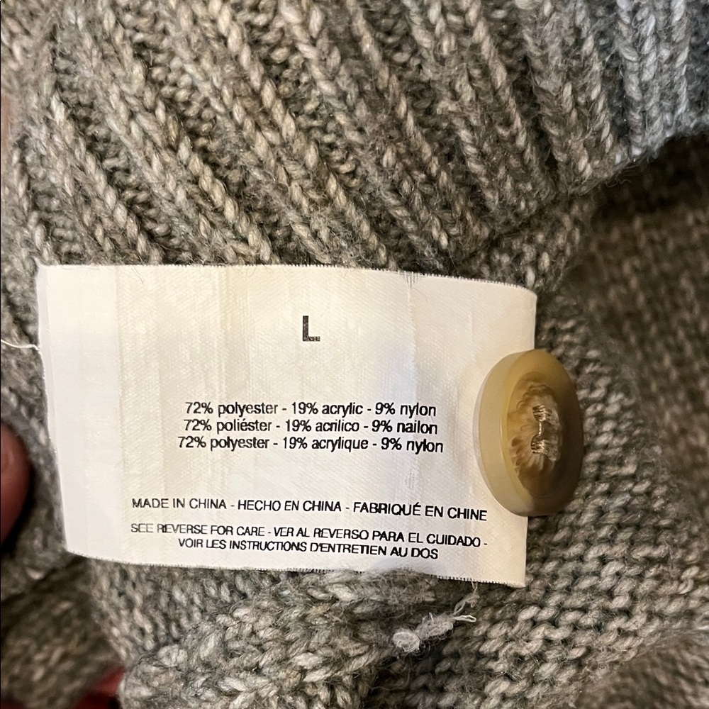 Ella Moss Heathered Gray Cardigan Sweater - Picture 6 of 6